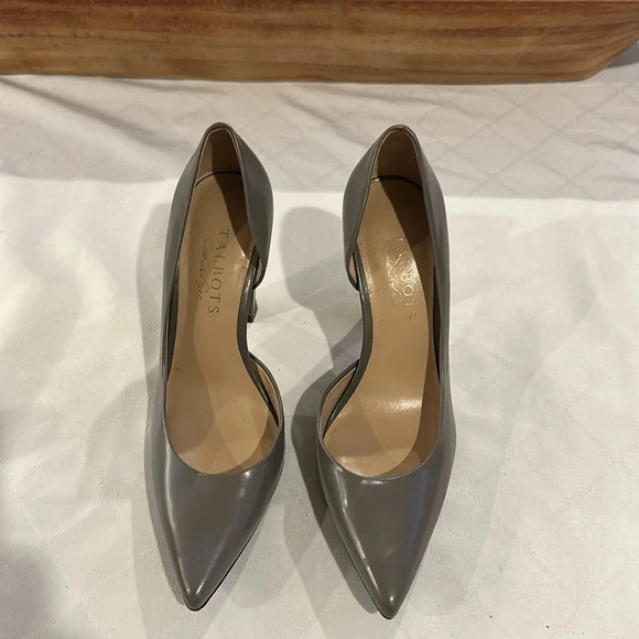 Talbots women’s D'orsay styles heeled‎ pumps heels shoes gray size 6 EUC - Picture 2 of 7